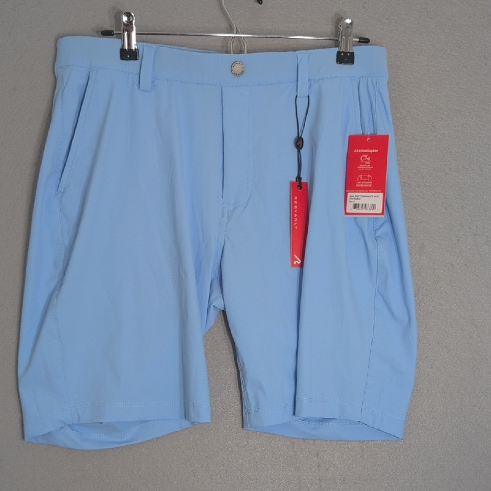 Redvanly Light Blue Men's Athletic Shorts